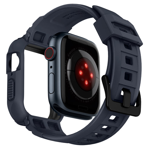 Spigen כיסוי+רצועה ל-Apple Watch Series (45mm / 44mm) – Rugged Armor Pro